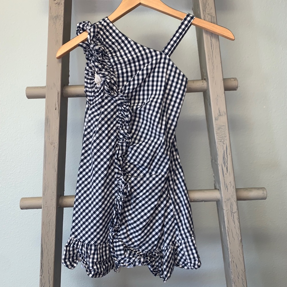 Girls one shoulder dress